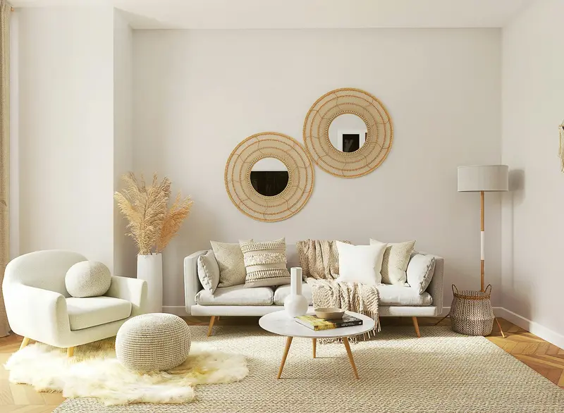Tidy neutral lounge after professional home care D&A Cleaning Ltd