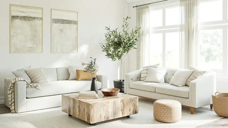 Bright open-plan living room after a thorough clean D&A Cleaning Ltd
